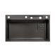 Кухонная мойка Kroner KRP Schwarze - SET7545HM PVD (3.0/0.8 мм) CV033382 фото 3