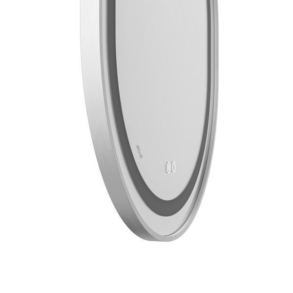 Зеркало Mixxus Premium ELLIPSE MV05-80x70-Reverse WHITE с Led Touch, Anti-fog, димером (3-6,5kK) (MP6645) MP6645 фото