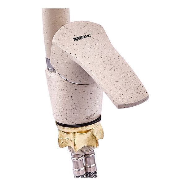 Смеситель для кухни Zerix YUB 279 Beige (ZX4787) ZX4787 фото