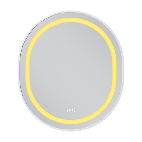 Зеркало Mixxus Premium ELLIPSE MV05-80x70-Reverse WHITE с Led Touch, Anti-fog, димером (3-6,5kK) (MP6645) MP6645 фото