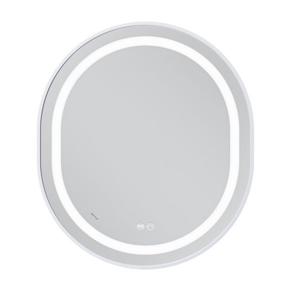 Зеркало Mixxus Premium ELLIPSE MV05-80x70-Reverse WHITE с Led Touch, Anti-fog, димером (3-6,5kK) (MP6645) MP6645 фото
