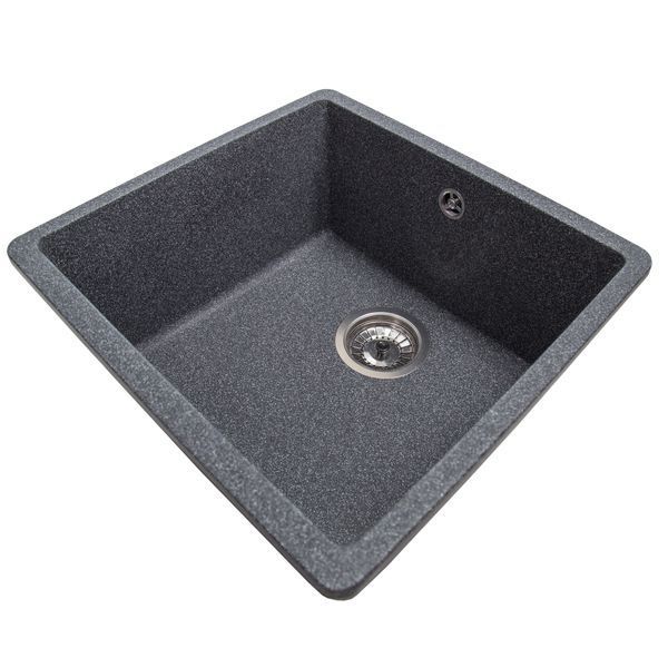 Гранитная мойка для кухни Solid 440*420*217 мм &ndash; Вега черный VG9 фото
