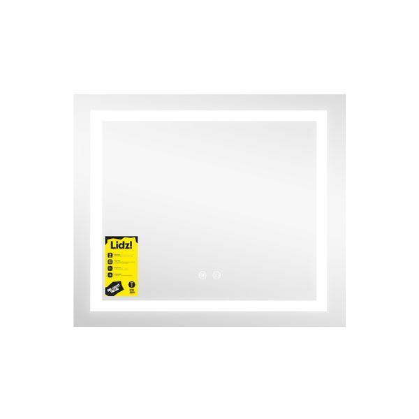 Дзеркало Lidz Kubis (KU1) 700х600 з LED-підсвічуванням Touch, з антизапотіванням, з димером, рег. яскравості LDKU60070049285 SD00055409 фото