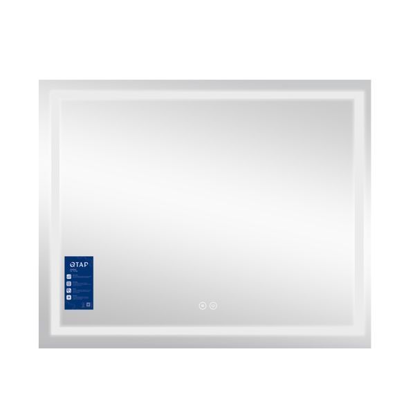 Зеркало Qtap Mideya (DC-F614) 1000х800 с LED-подсветкой Touch, с антизапотеванием, диммером QT2078F614W SD00036735 фото