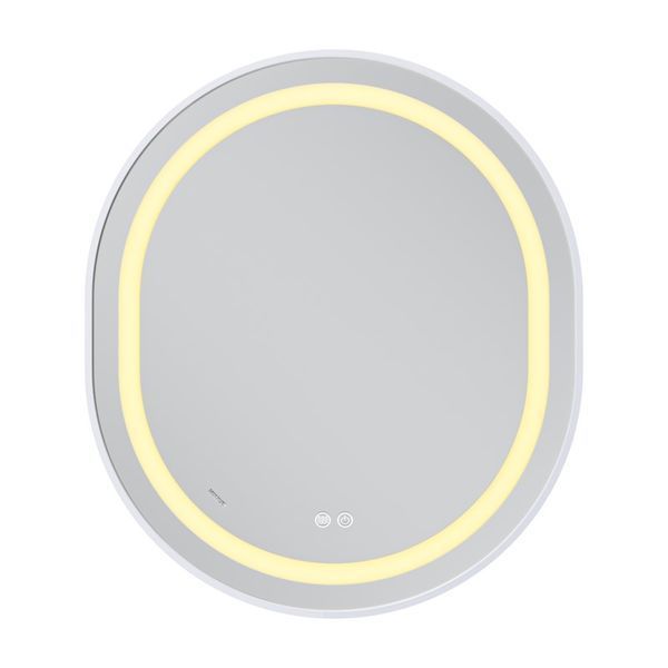Зеркало Mixxus Premium ELLIPSE MV05-80x70-Reverse WHITE с Led Touch, Anti-fog, димером (3-6,5kK) (MP6645) MP6645 фото