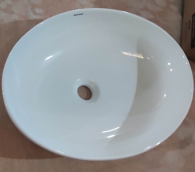 Раковина накладна Mixxus Premium ELLIPSE-0102 515х400х130mm (MP6551) MP6551 фото