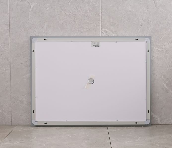 Дзеркало Mixxus LIGHT MR01-80x60 з Led Touch, Anti-fog, димером, регулятором яскравості, годинником (MI5998) MI5998 фото