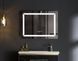 Дзеркало Mixxus LIGHT MR01-80x60 з Led Touch, Anti-fog, димером, регулятором яскравості, годинником (MI5998) MI5998 фото 4