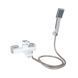 Смеситель для ванны Lidz Wawel 006 (c душевым гарнитуром) (k35) LDWAW006WHI45398 White SD00051522 фото 1