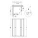 Душова кабіна Qtap Pisces BLA107-9SC5 75-90x75-90 см, скло Clear 5 мм без піддона SD00045271 фото 2