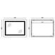 Дзеркало Mixxus LIGHT MR01-80x60 з Led Touch, Anti-fog, димером, регулятором яскравості, годинником (MI5998) MI5998 фото 6