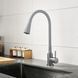 Змішувач для кухні Lidz Aria 015F31 (k35) з гнучким виливом LDARI015F31GGRP49567 Graphite/Grey SD00055691 фото 9