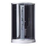 Душовий бокс Lidz Tani SB100x100.SAT.LOW.GR, скло тоноване 4 мм SD00055511 фото