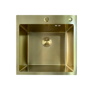 Мойка Mixxus MH5050 Micro Decor Brushed Gold (3.0/0.8) из нерж. стали (цвет матовое золото) (MI8214) MI8214 фото