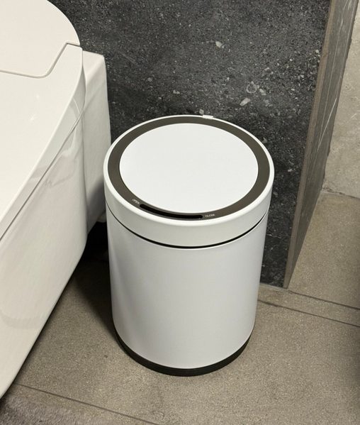 Відро для сміття сенсорне кругле KOER TC-020609-08 9 л (колір білий) (KR5938) KR5938 фото