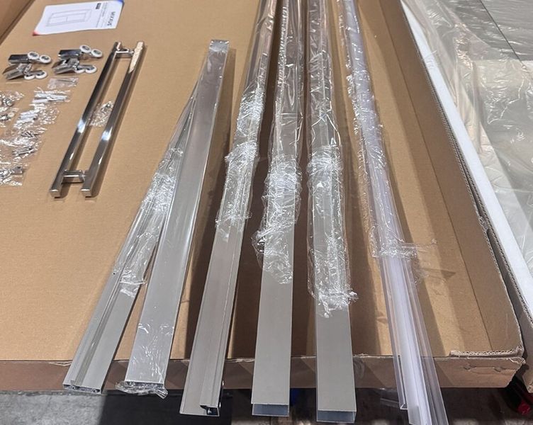 Душова кабіна без піддону Mixxus Premium Quadro SC01-90x90x195-TR Chrome прозоре скло 6мм (MI8290) MI8290 фото