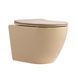Унітаз підвісний Robin Ultra Quiet 490×365×325 мм, Beige, з сидінням Slim Duroplast / Soft-close / Quick Release QT13332381АSSB Qtap