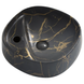 Раковина накладная MIXXUS PREMIUM WAVE-0201 MARBLE 430х430х150mm с отверстием под смеситель (MP6536)