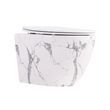 Унітаз підвісний Robin Ultra Quiet 490&times;365&times;325&nbsp;мм, Marble, з сидінням Slim Duroplast / Soft-close / Quick Release QT13332381АSMR Qtap
