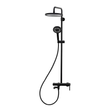 Душевая колонна со смесителем Koer KB-56029-05 3 функции, цвет черный (KR5490)