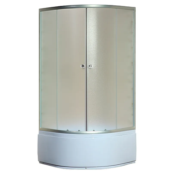 Душевая кабина с высоким поддоном Mixxus PLAIN SCT01-90x90x195-FB SATIN матовое стекло 4мм (MI6894) MI6894 фото
