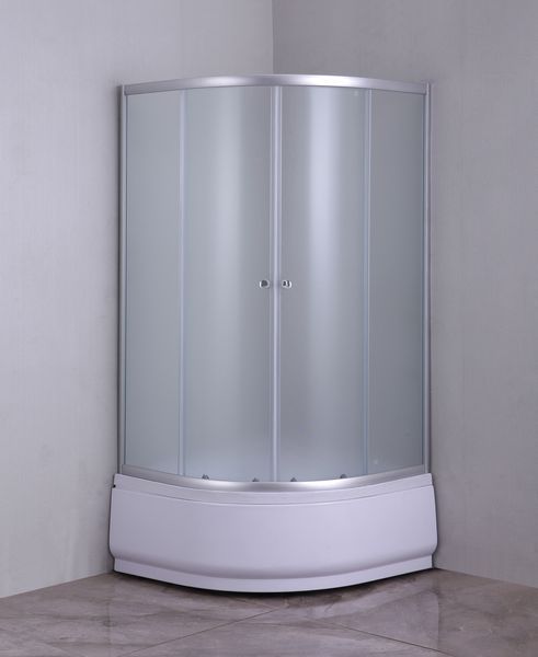 Душова кабіна з високим піддоном Mixxus PLAIN SCT01-90x90x195-FB SATIN матове скло 4мм (MI6894) MI6894 фото