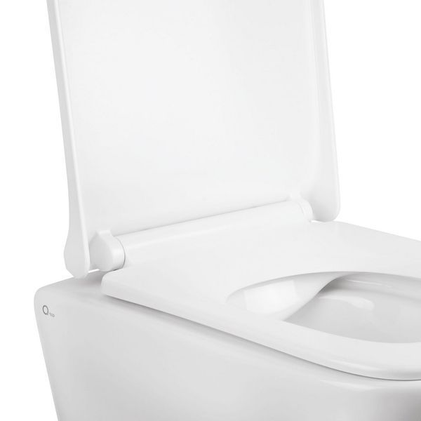 Готовое решение Qtap для ванной комнаты: подвесной унитаз Tern Rimless 490x340x350 + комплект инсталляции Nest 4 в 1 (квадратная клавиша Satin) SD00043016 фото