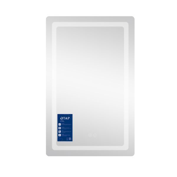 Зеркало Qtap Mideya (DC-F911) 500х800 с LED-подсветкой Touch, с антизапотеванием, диммером QT2078F911W SD00036737 фото