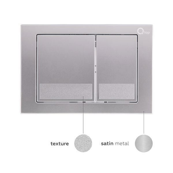 Готовое решение Qtap для ванной комнаты: подвесной унитаз Tern Rimless 490x340x350 + комплект инсталляции Nest 4 в 1 (квадратная клавиша Satin) SD00043016 фото