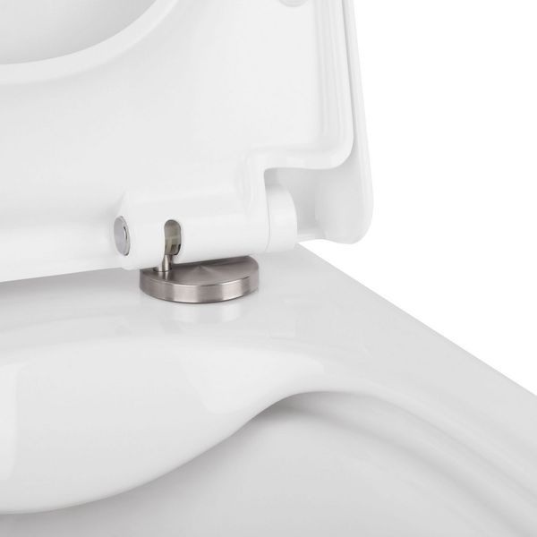 Готовое решение Qtap для ванной комнаты: подвесной унитаз Tern Rimless 490x340x350 + комплект инсталляции Nest 4 в 1 (квадратная клавиша Satin) SD00043016 фото