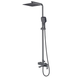 Душова колона зі змішувачем KOER KB-56009-07 3 функціі (Колір графіт) (KR5988) KR5988 фото 1