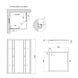 Душевая кабина Lidz Wawel SC90x90.SAT.LOW.GR, стекло тон. 4 мм + Lidz Душевой поддон KAPIELKA ST90x90х14 SD00051442 фото 2