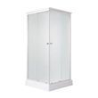 Душевой бокс Lidz Kubis SB90x90.SAT.LOW.FR, низкий, стекло Frost 4 мм + стенки WHI SD00055513 фото