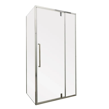 Душова кабіна без піддону Mixxus Premium BEVEL SC01-100x80x195-TR Chrome прозоре скло 6мм (MI6869) MI6869 фото