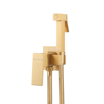 Змішувач для гігієнічного душу Haiba KUBUS 002 (INNER) BRUSHED GOLD (HB9625) HB9625 фото