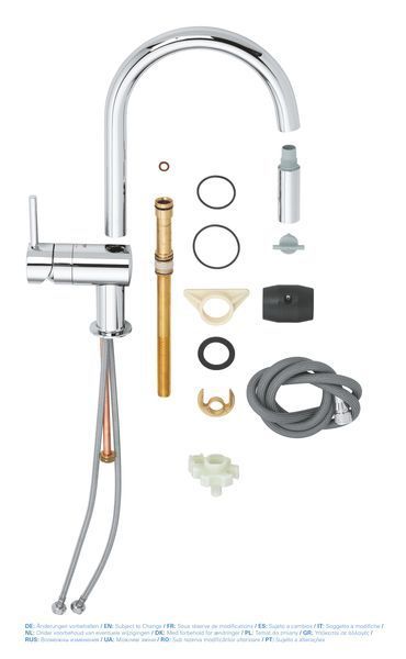 Смеситель для кухни с выдвижным изливом Grohe Minta (32321002) 32321002 фото