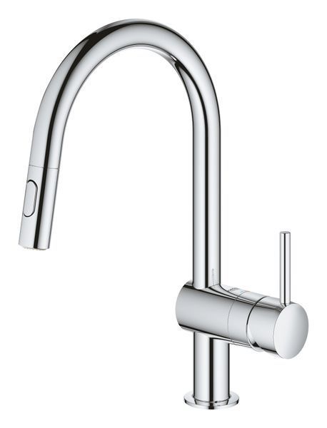 Смеситель для кухни с выдвижным изливом Grohe Minta (32321002) 32321002 фото