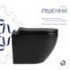 Унитаз подвесной Qtap Jay Ultra Quiet 485х360х320 мм, Matt Black, сиденьем Slim Duroplast/ Soft-close/ Quick Relase QT07335177MB SD00054232 фото 4