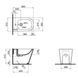 Биде напольное Qtap Stork/Swan 560х360х410 White QT15443378W SD00042523 фото 2