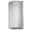 Душова кабіна без піддону Koer SR SC03-90x90x200-TR-01 прозоре скло Easy Clean 6мм, хром (KR5356)