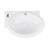 Раковина Qtap Leo 420x280x150 White з донним клапаном QT11115011LW SD00043859 фото