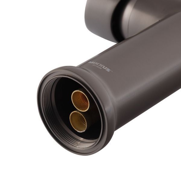 Смеситель для кухни Mixxus Premium PULL 017 GRAPHITE REFL.BLACK (Цвет графит+силик.излив черный) (MI8278) MI8278 фото