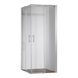 Душова кабіна без піддону Koer SR SC03-100x100x200-TR-01 прозоре скло Easy Clean 6мм, хром (KR5357)