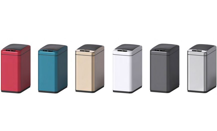 Відро для сміття сенсорне прямокутне KOER TC-020408-07 8 л (колір графіт) (KR5590) KR5590 фото