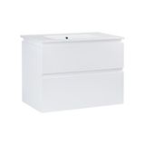 Комплект Qtap Albatross 810х725х460 White тумба подвесная + раковина врезная QT0172TP800D3080CW SD00044931 фото