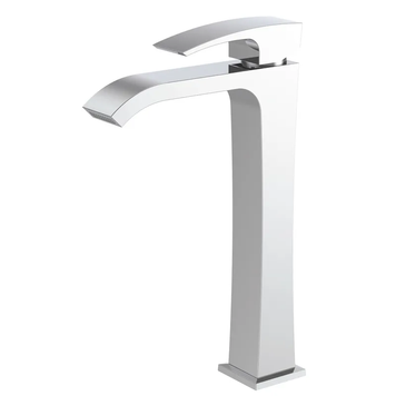 Смеситель для умывальника Koer KB-13007-04 высокий (Цвет хром+белый) (KR5153) KR5153 фото