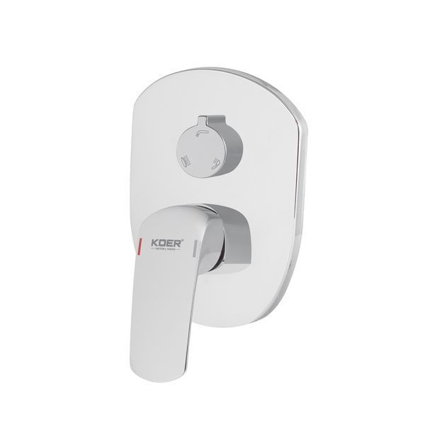 Вбудована душова система із змішувачем Koer KB-64008-01 (Колір хром) (KR3476) KR3476 фото