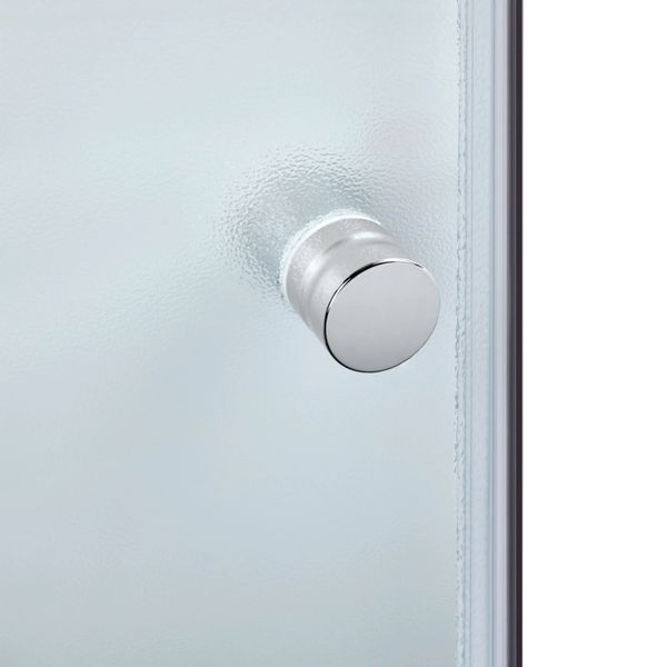 Lidz Wawel SC80x80.SAT.LOW.FR Душова кабіна квадратна, скло Frost 4 мм + Lidz Душовий піддон KAPIELKA ST80x80х14 SD00051443 фото
