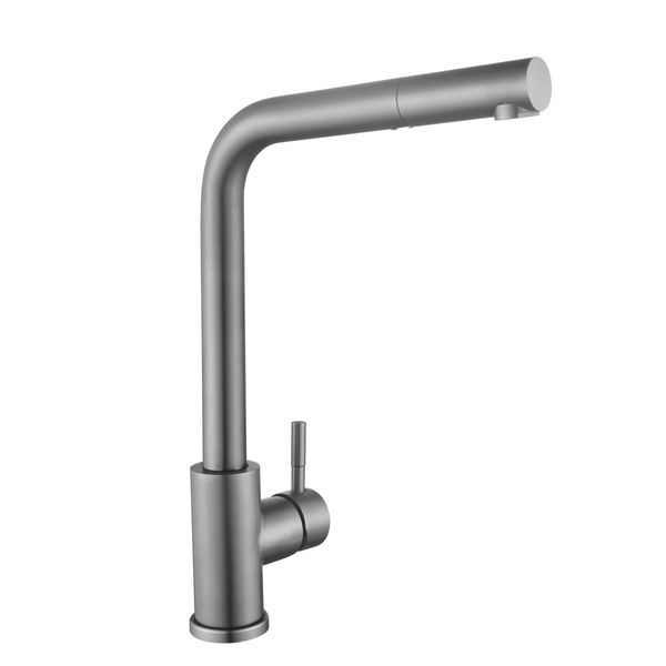 Смеситель для кухни Lidz Aria 015FL1 (k35) с выдвижным изливом LDARI015FL1GRP49561 Graphite SD00055685 фото