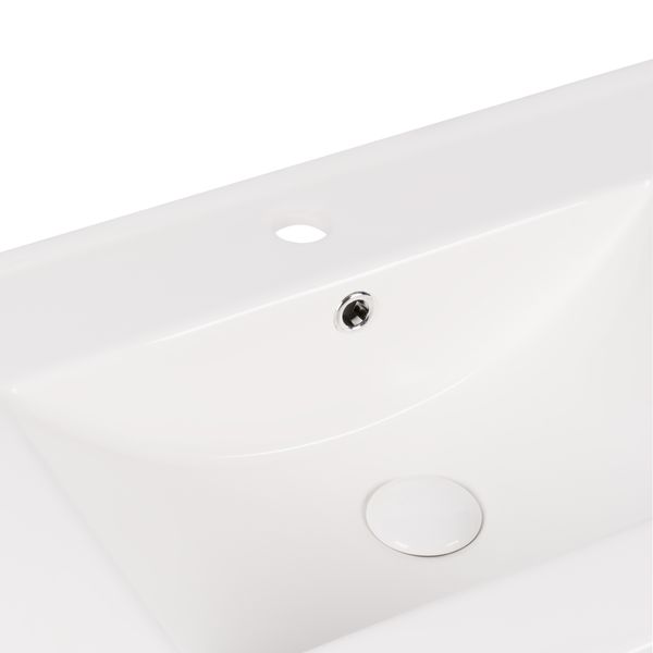 Комплект Qtap Albatross 810х725х460 White тумба подвесная + раковина врезная QT0172TP800D3080CW SD00044931 фото